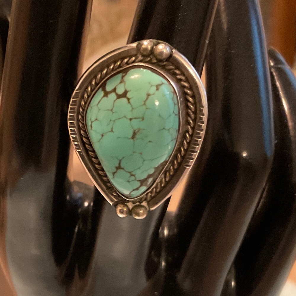 Navaho Turquoise Ring unsigned